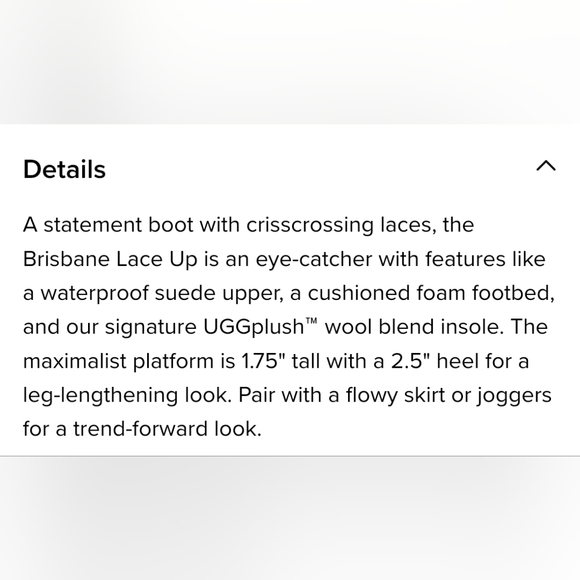 UGG Women's 9 Brisbane Lace-Up Boot Black - Picture 7 of 8